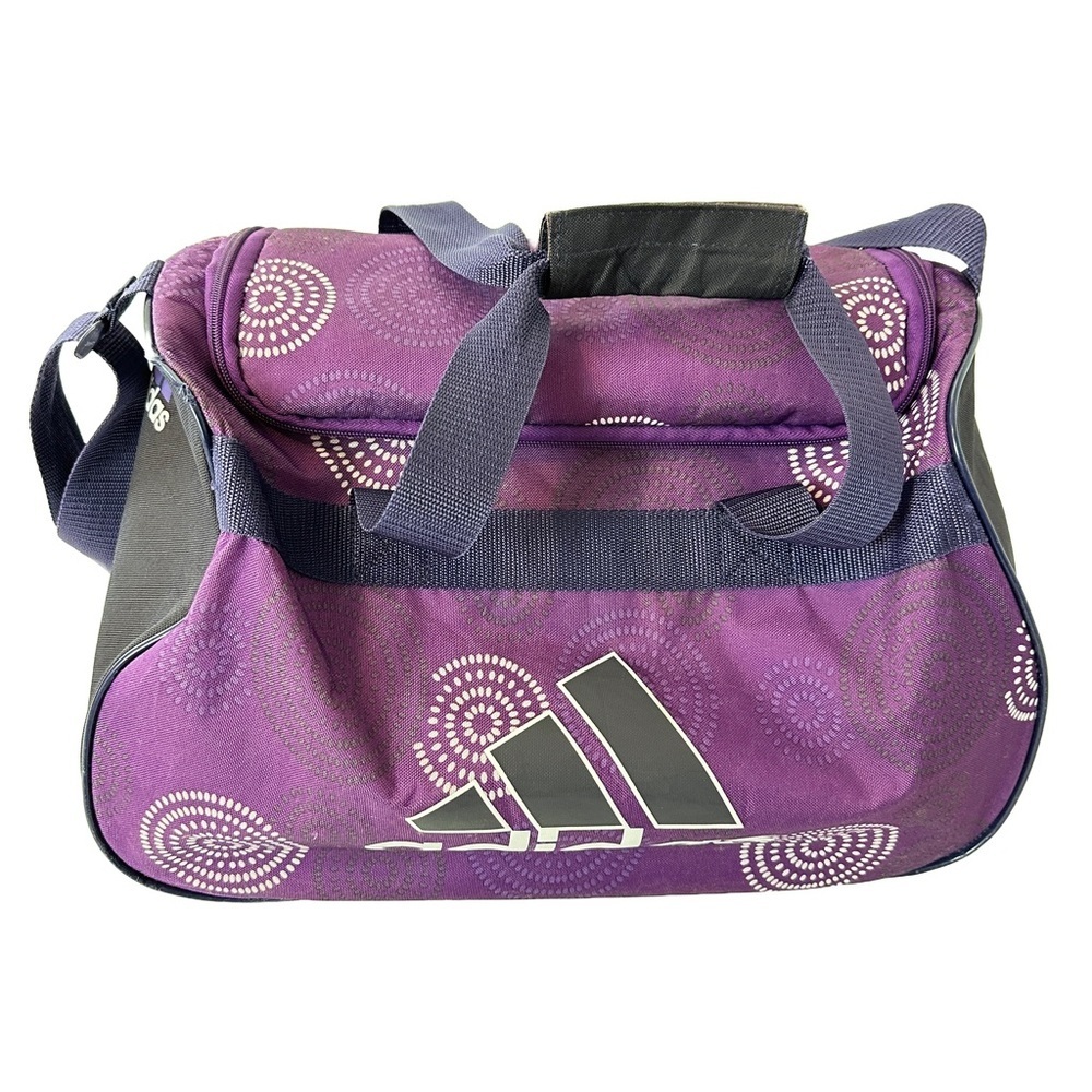 Adidas‎ Purple Print Duffel Bag